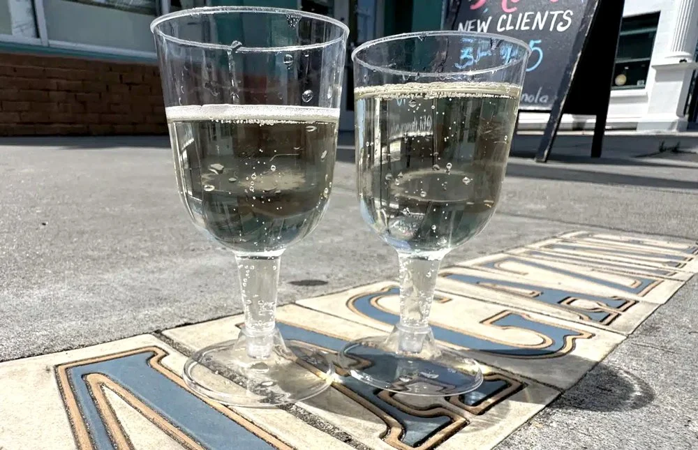 Champagne Stroll on Magazine Street