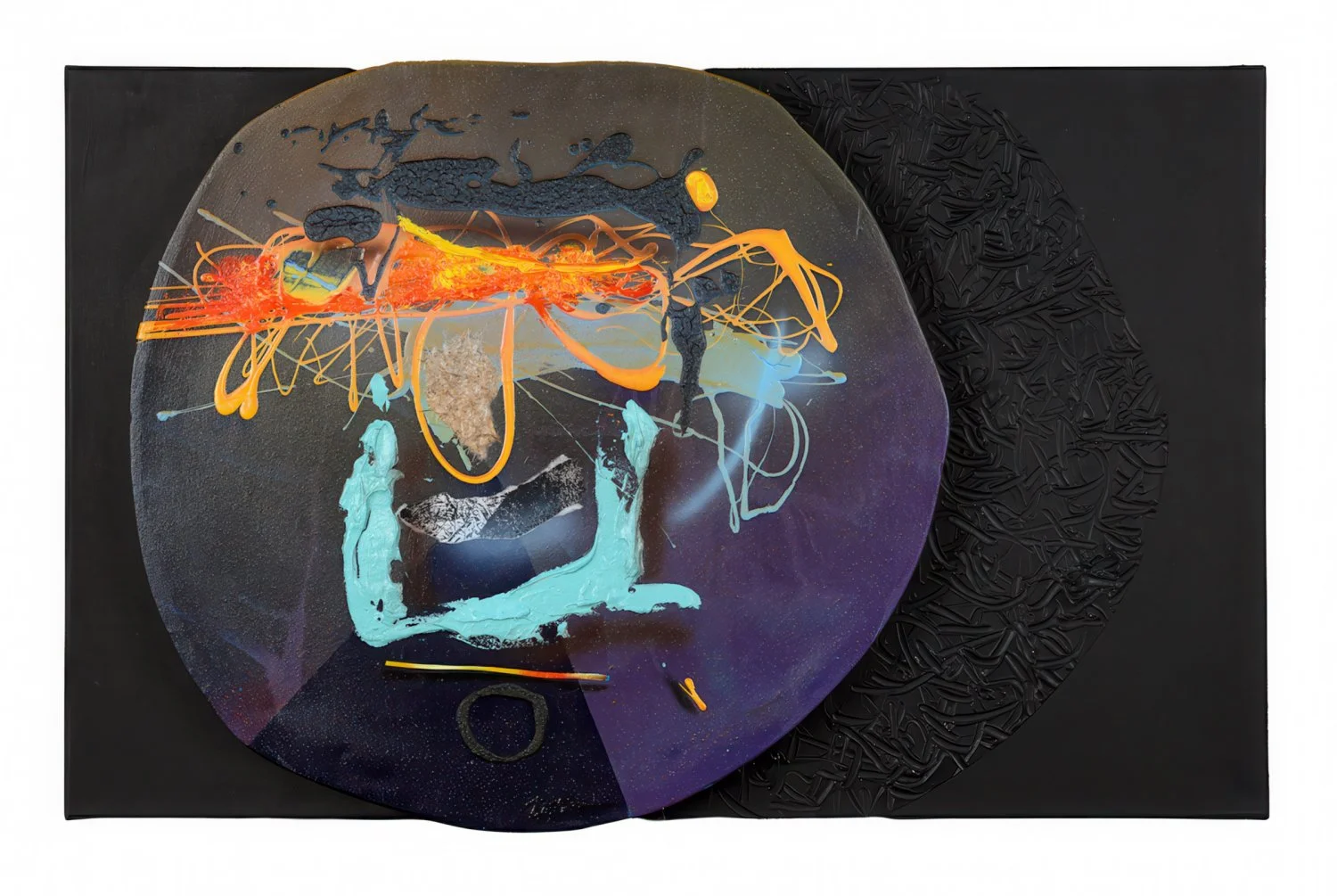  Nebula II  20" x 32"  Mixed media on canvas