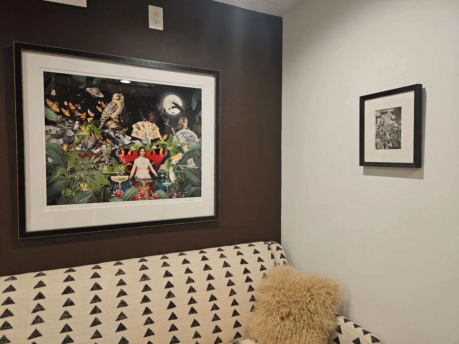  The Awakening  Framed installation.