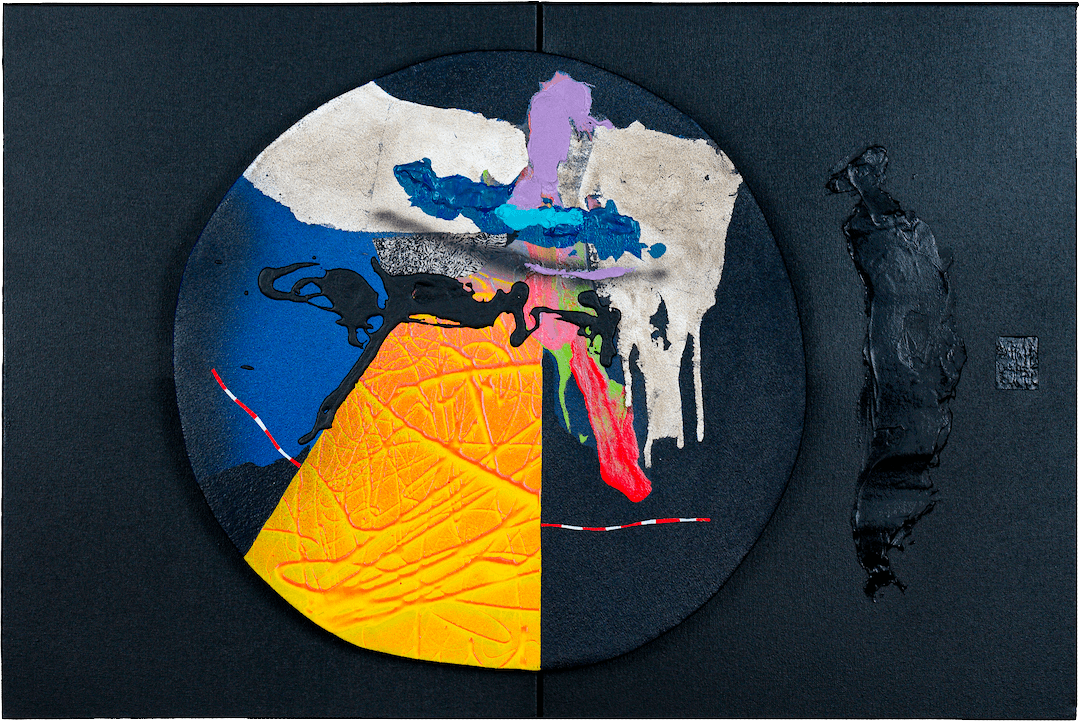  Supernova I  24" x 36"   Mixed media on canvas