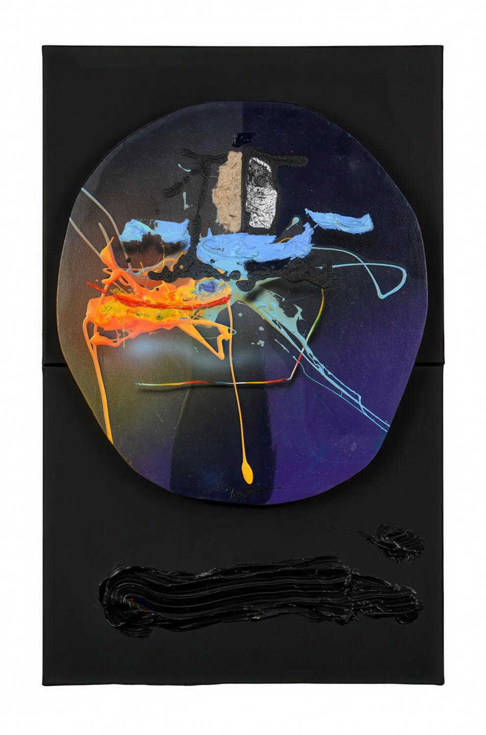  Nebula III  20" x 32"  Mixed media on canvas