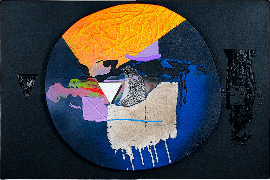  Supernova II  24" x 36"   Mixed media on canvas