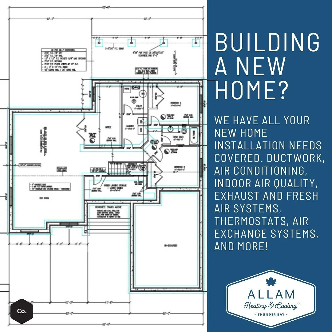 Allam Heating and Cooling does HVAC installation in new homes of all shapes and sizes. Regardless of layout or square footage we can handle the HVAC needs of any home. Whether you are a builder or someone building your dream home for yourself and you