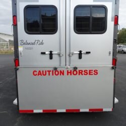 Caution Horses Reflective Red Decal $59