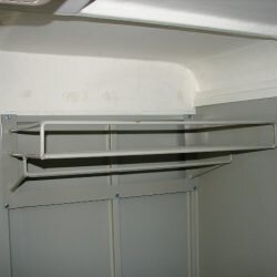 Hat Rack w/ Clothes Bar in Dressing room $127.00