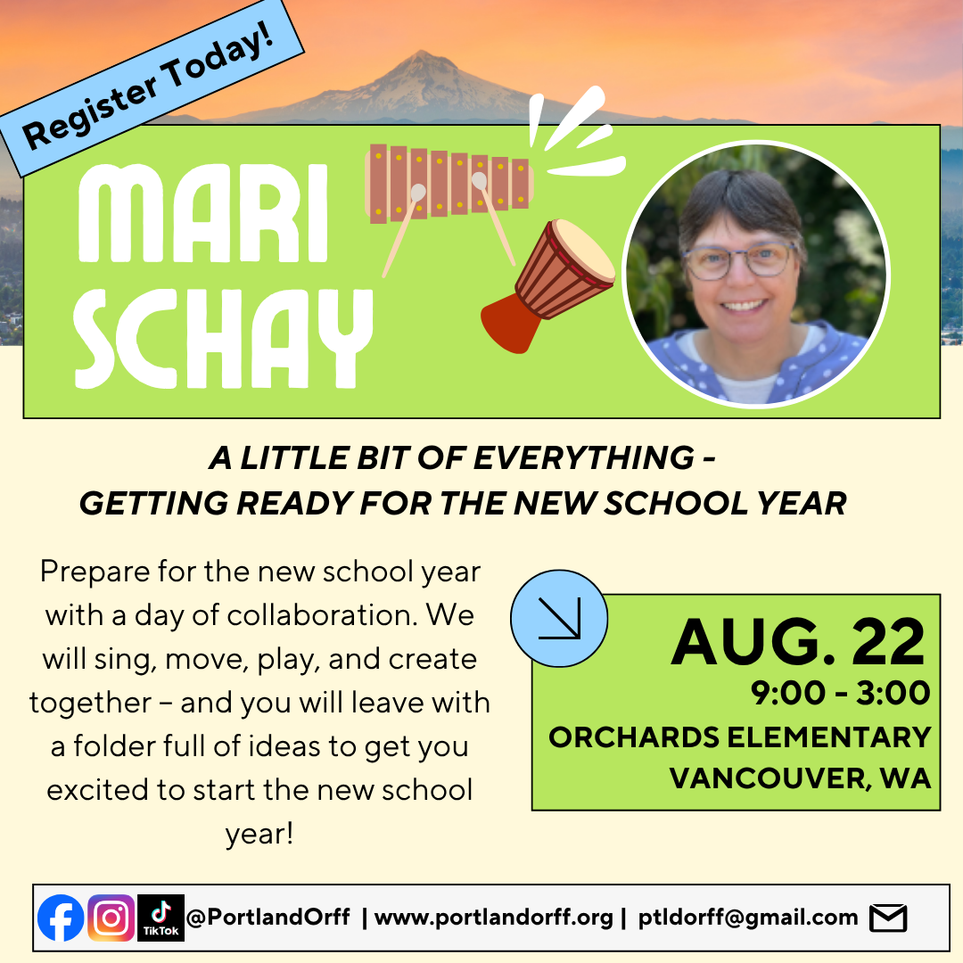 August Workshop: Mari Schay