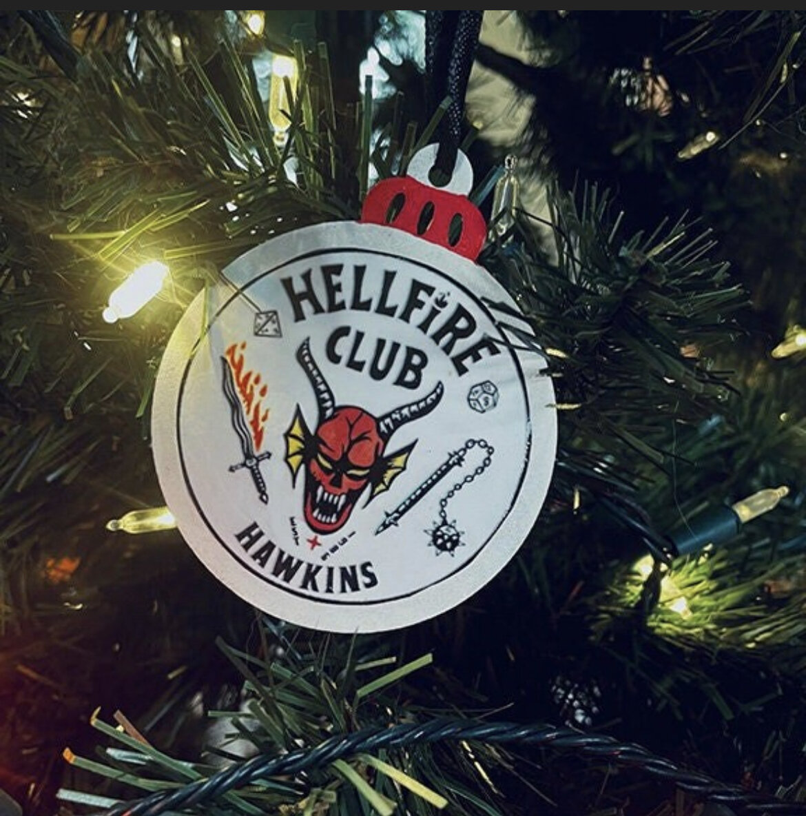 Stranger Things Hellfire Club Ornament — UberDork Designs