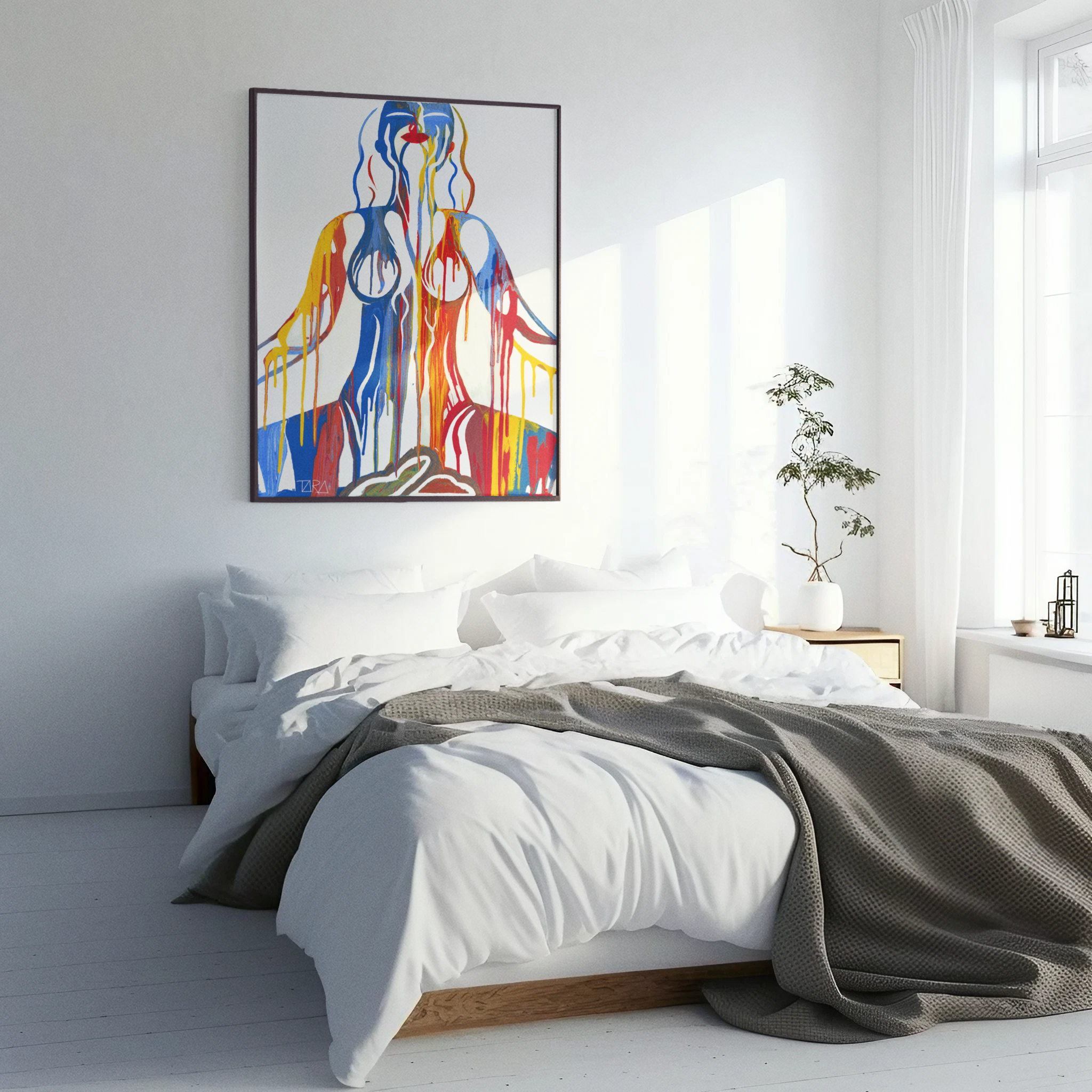 ai-generated-mockup-of-a-vertical-art-print-placed-inside-a-bedroom-m32659.png
