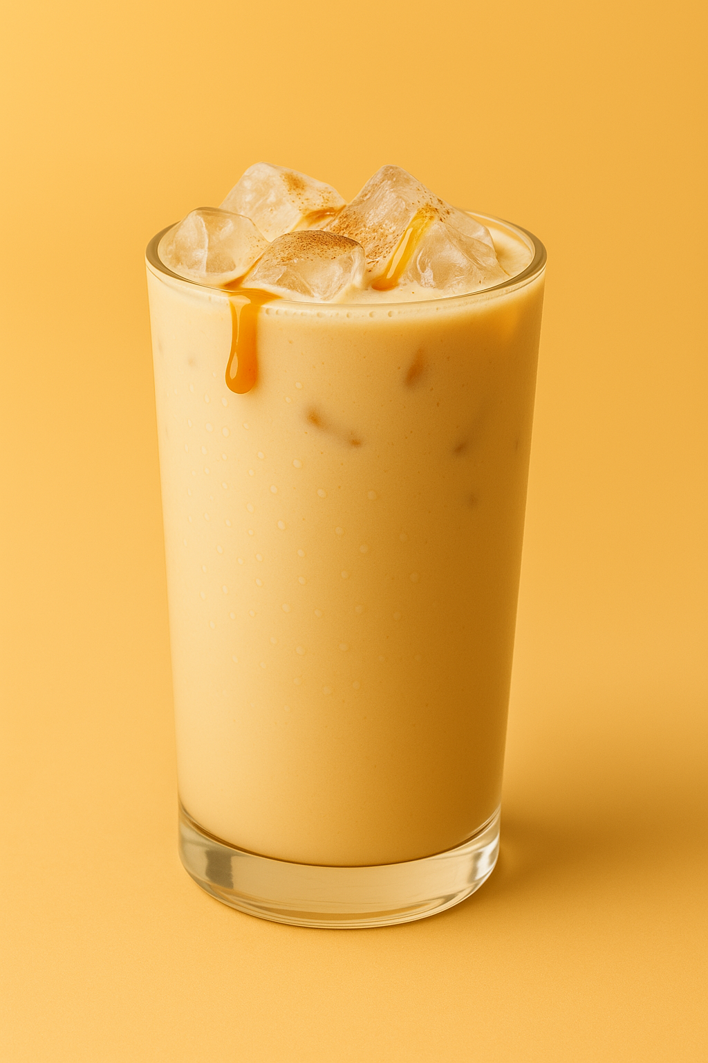 A rich espresso combined with creamy breve, enhanced by macadamia nut syrup and white chocolate syrup, and finished with a caramel drizzle.