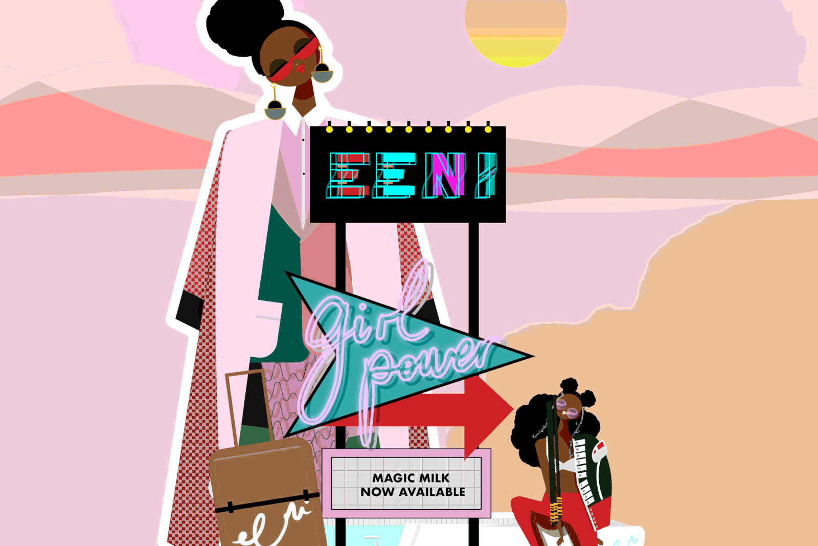 Eeni, the Fictional Fashionista