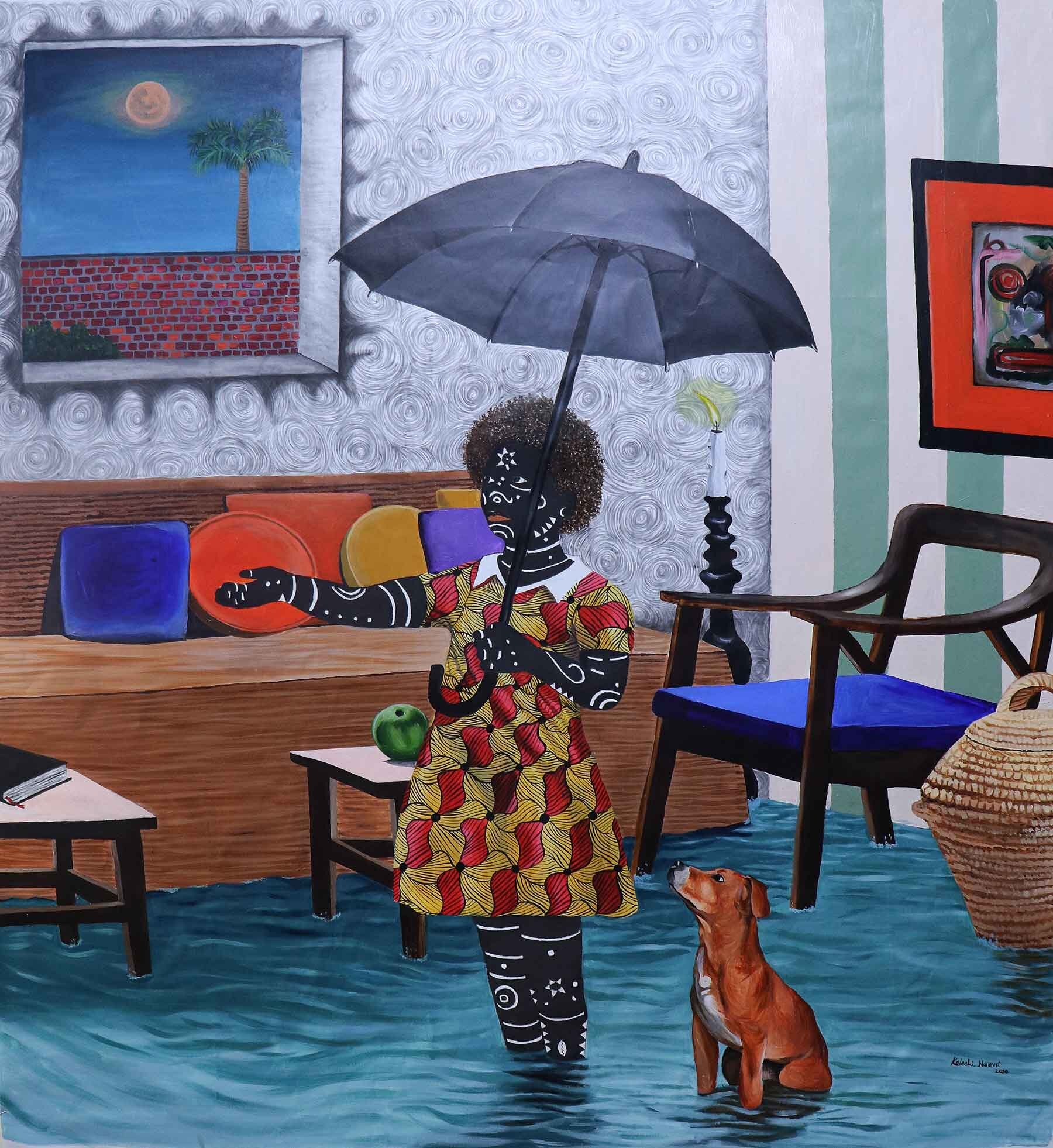 Kelechi-Nwaneri-Flooded-Apartment-III-charcoal-and-acrylic-paint-on-canvas-160cm-x-142cm-2020.-.jpg