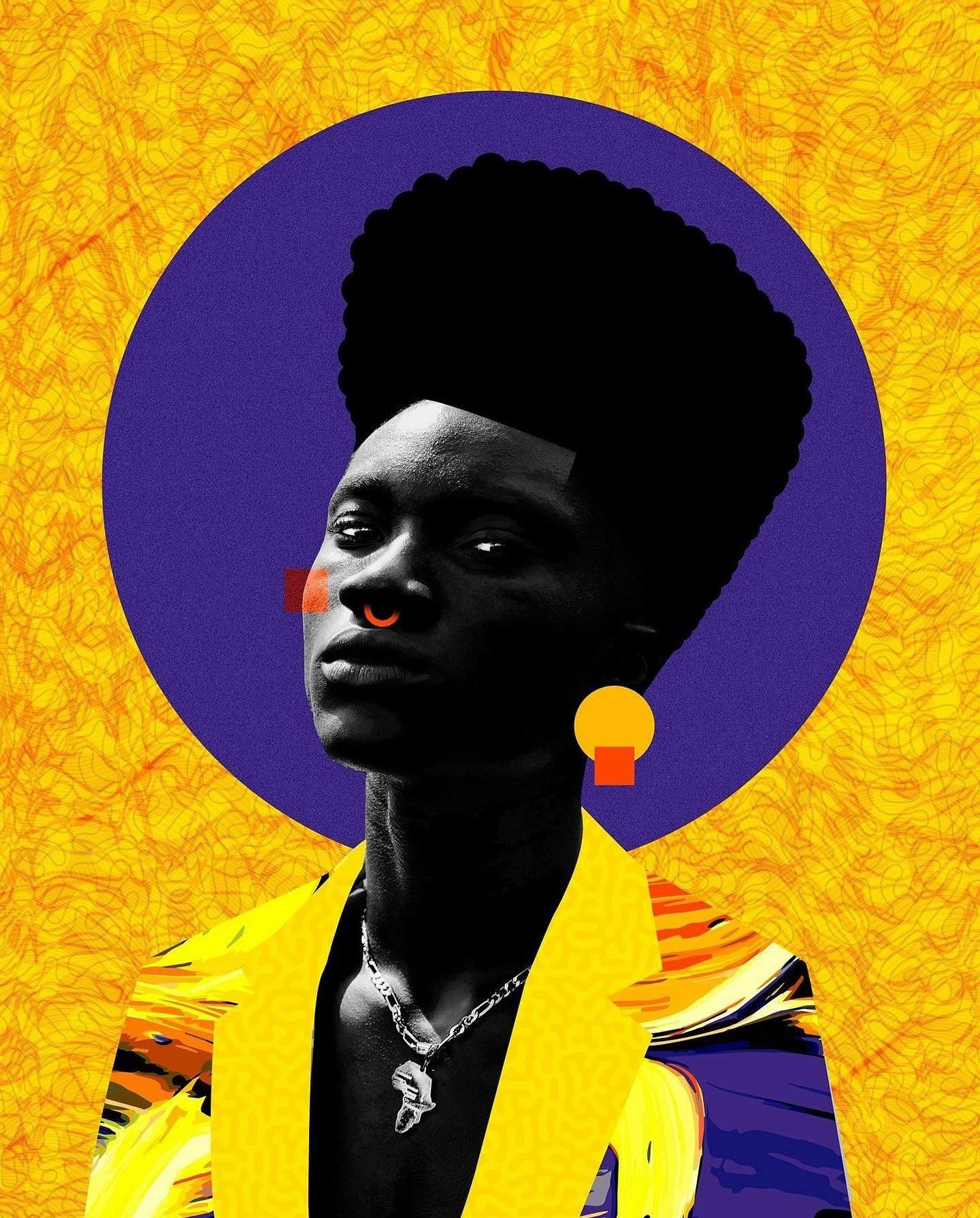 &lsquo;Yes&rsquo; to any portrait by @temi.coker 
&bull;
&bull;
&bull;
&bull;
&bull;
#InspiredByAfrica #ContemporaryAfricanArt #AfricanContemporaryArt #AfricanInspired #AfricanPhotography #AfricanDigitalArt #AfricanArt #AfricanArtists #BlackArtwork #