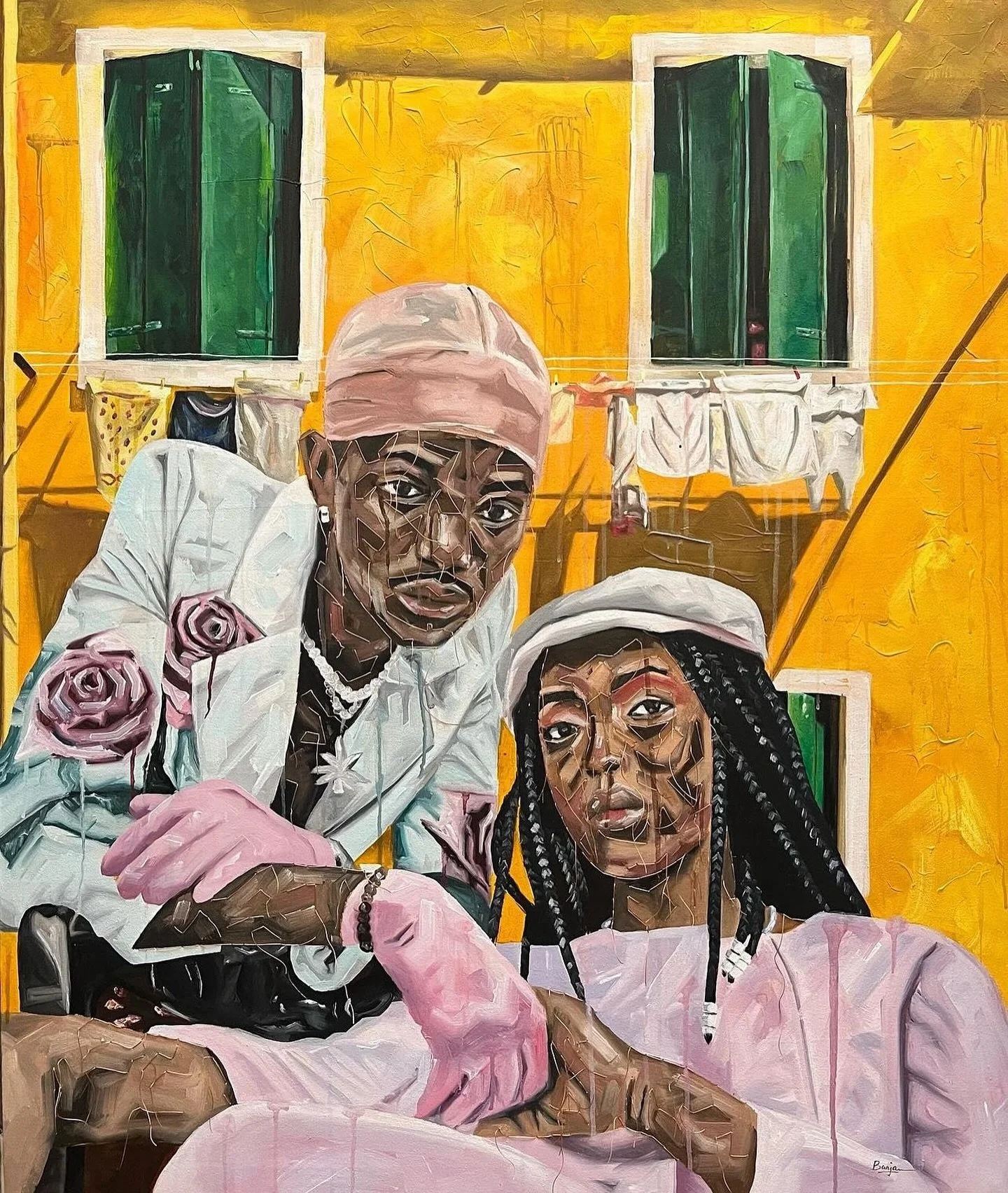 @ianbanja giving us good vibes with this dapper couple!
&bull;
&bull;
&bull;
&bull;
&bull;
&bull;
#InspiredByAfrica #ContemporaryAfricanArt #AfricanContemporaryArt #AfricanInspired #AfricanPhotography #AfricanDigitalArt #AfricanArt #AfricanArtists #B