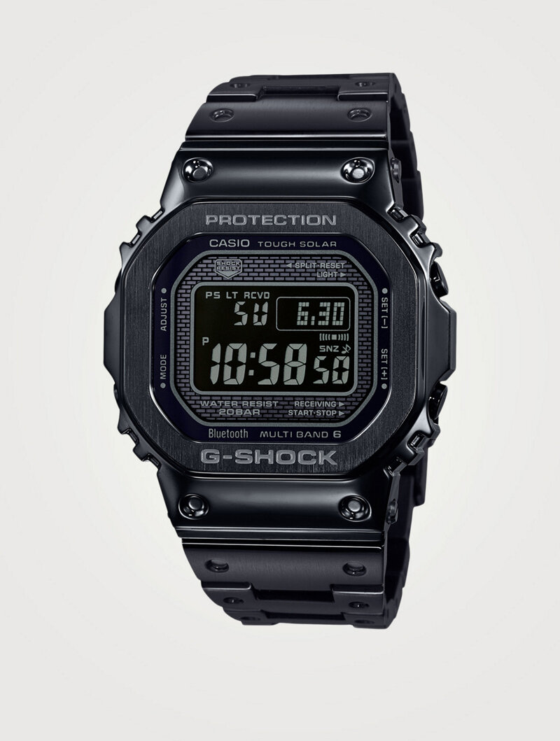 Casio G-Shock GMWB5000 Black Metal Solar Radio Bluetooth — Times