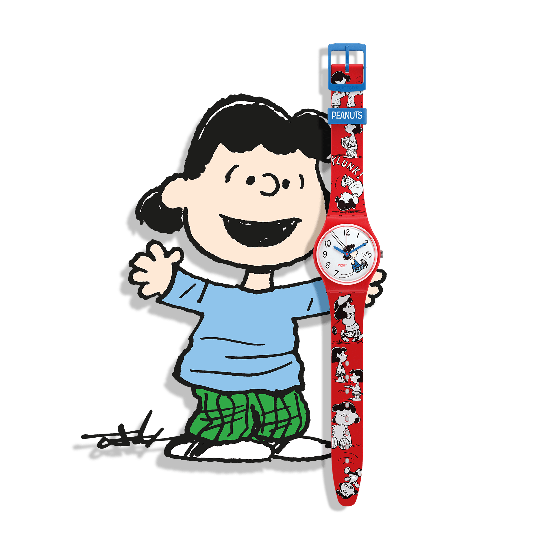 Swatch x Peanuts TIME TO STAND UP Lucy