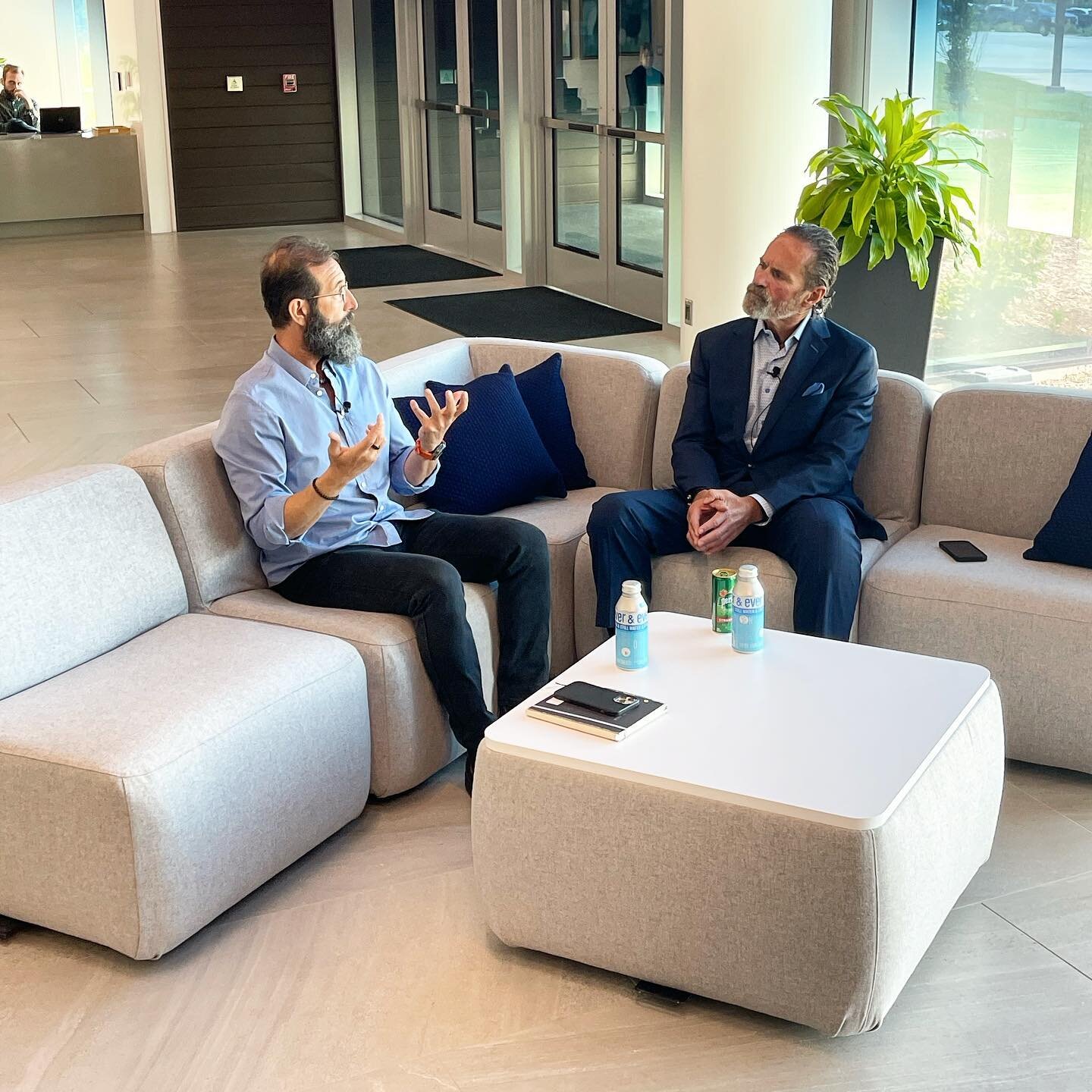 So proud of my Dad and the culture created at Carson Group. Yesterday I attended a talk at Carson Headquarters where two of my friends, mentors, and biggest teachers (pictured above, my Dad and Koorosh Rassekh) had a conversation and answered questio
