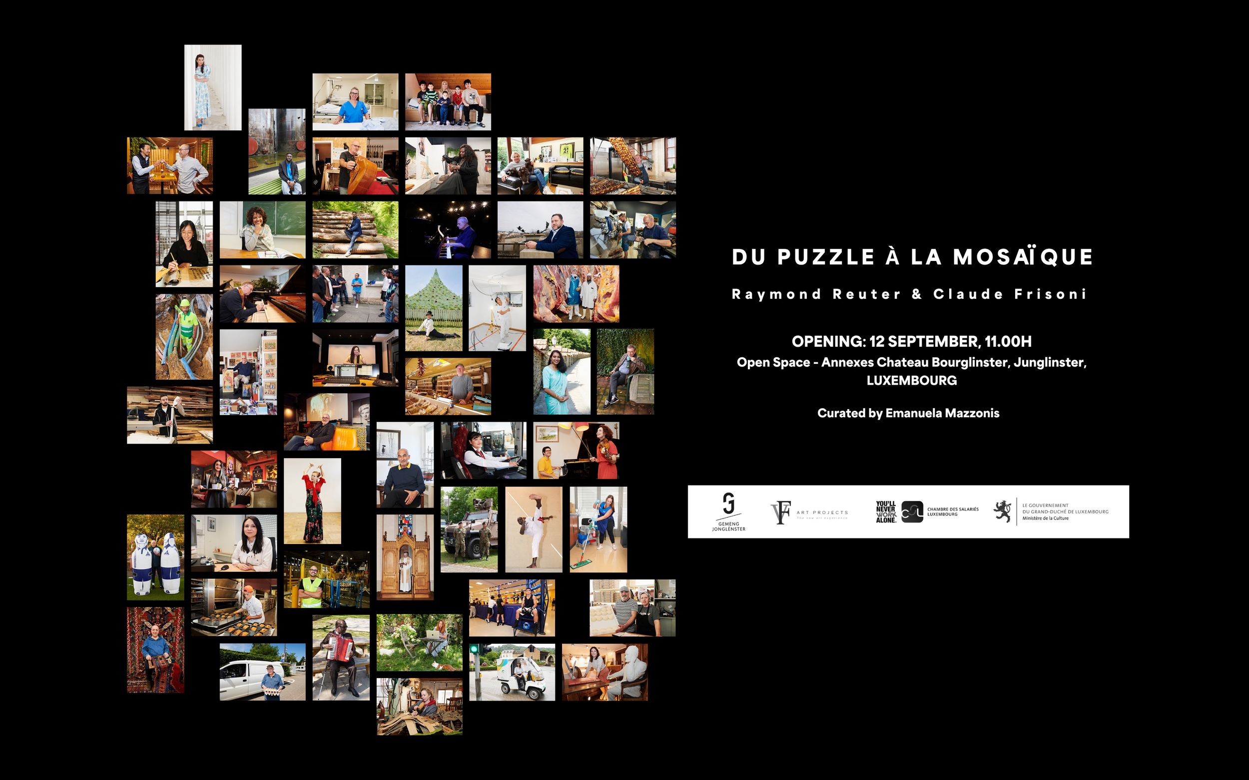 Raymond Reuter & Claude Frisoni l Open Space - Annexes Chateau Bourglinster, Junglinster,, LUXEMBOURG l 12 September, 2026