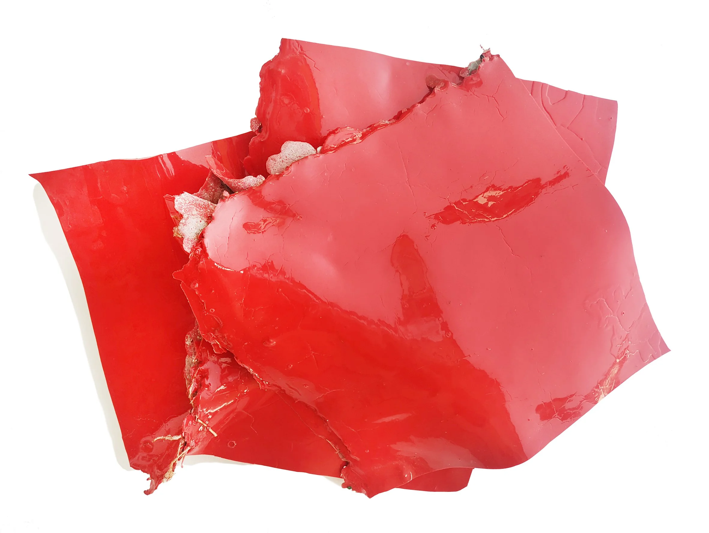 ANGE Nº47 (FLAME SCARLET), 2022 
Acrylic on canvas
42 x 60 x 17 cm