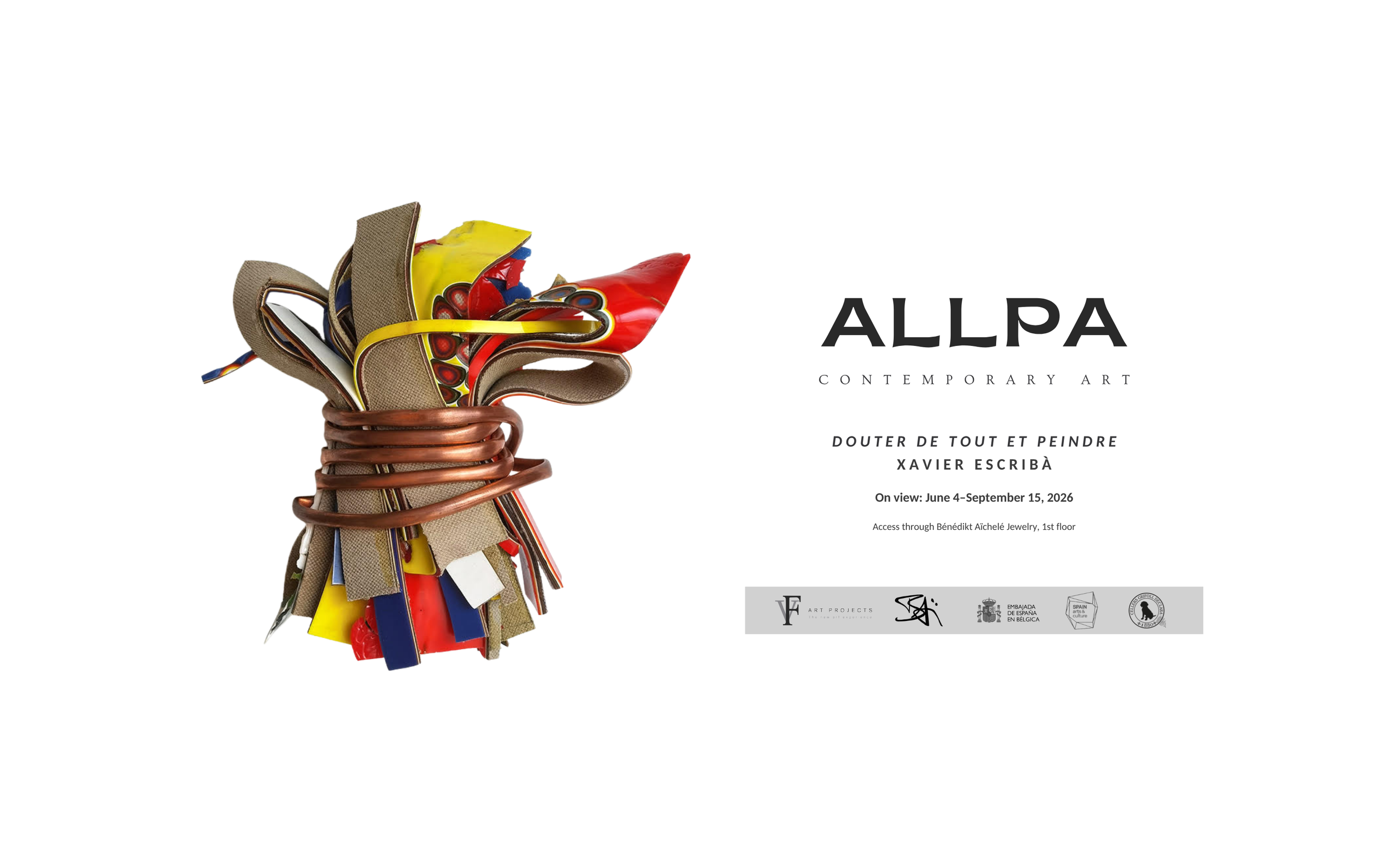 Xavier Escribà l ALLPA l BELGIUM l June 4 - September 15, 2026