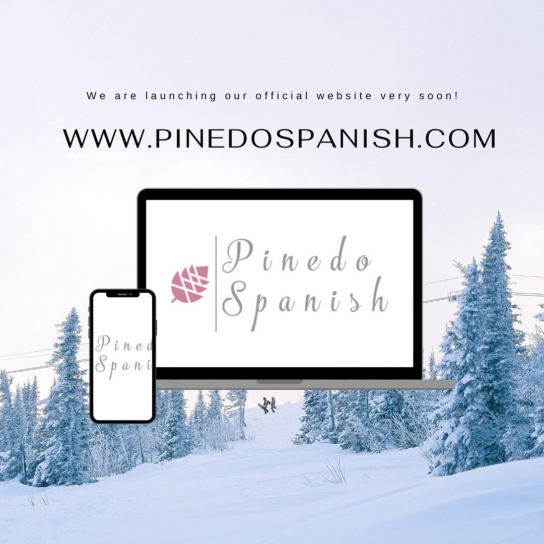 We are almost there, just a few more days and we will be launching our website!
#pinedospanish #learnspanish #practiceyourspanish