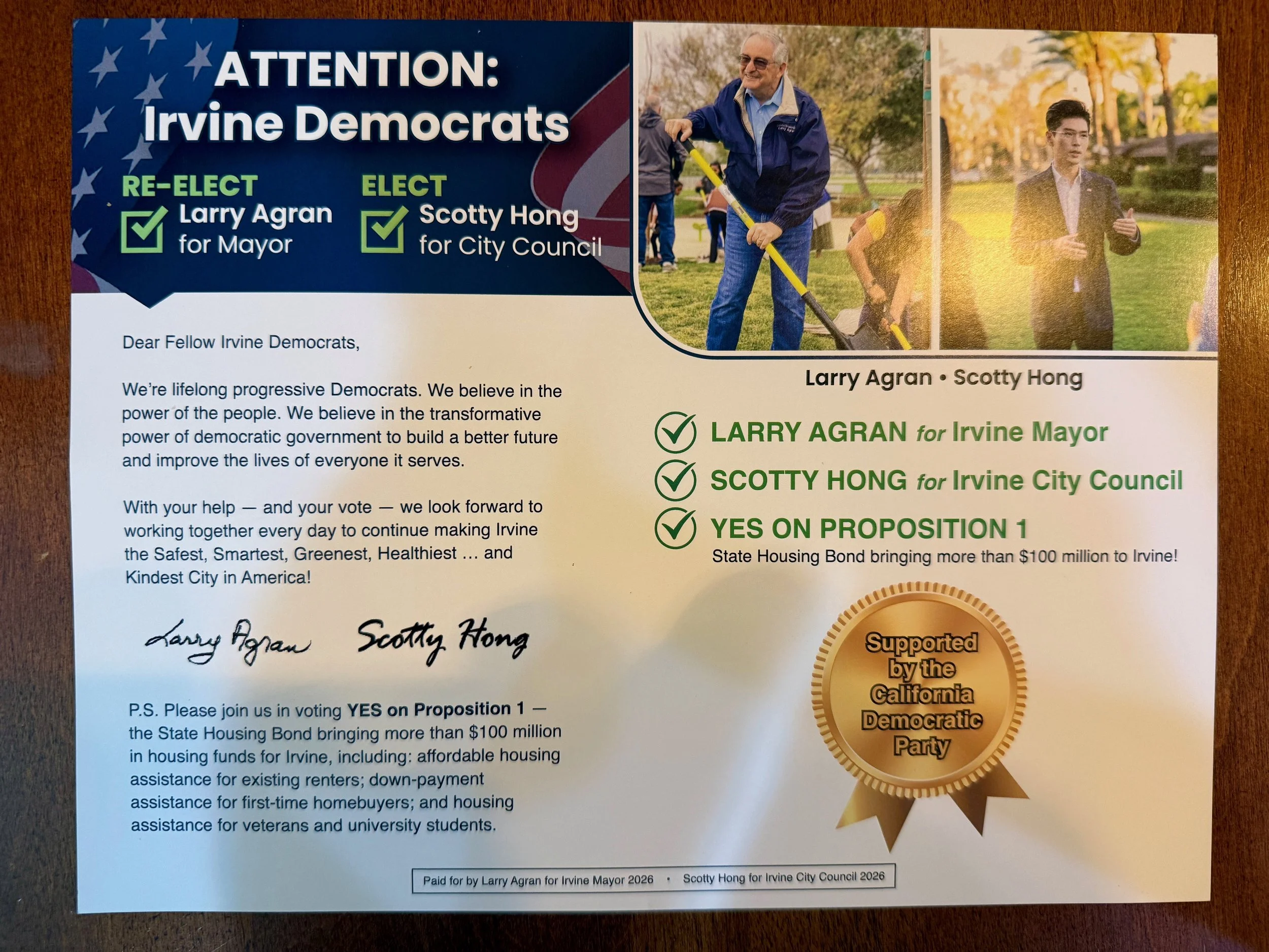 Dems Call Out Campaign Mailer