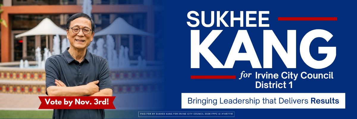 Campaign ad for Sukhee Kang