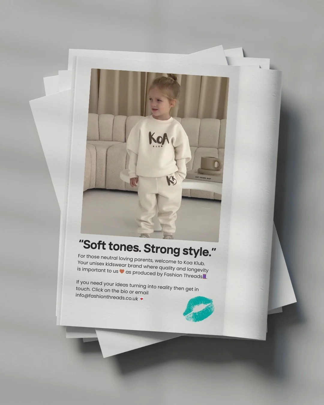 For those neutral loving parents, welcome to @koaklub_ .  Your unisex kidswear brand where quality and longevity is important to us 🤎 as produced by Fashion Threads🧵

If you need your ideas turning into reality then get in touch. Click on the bio o