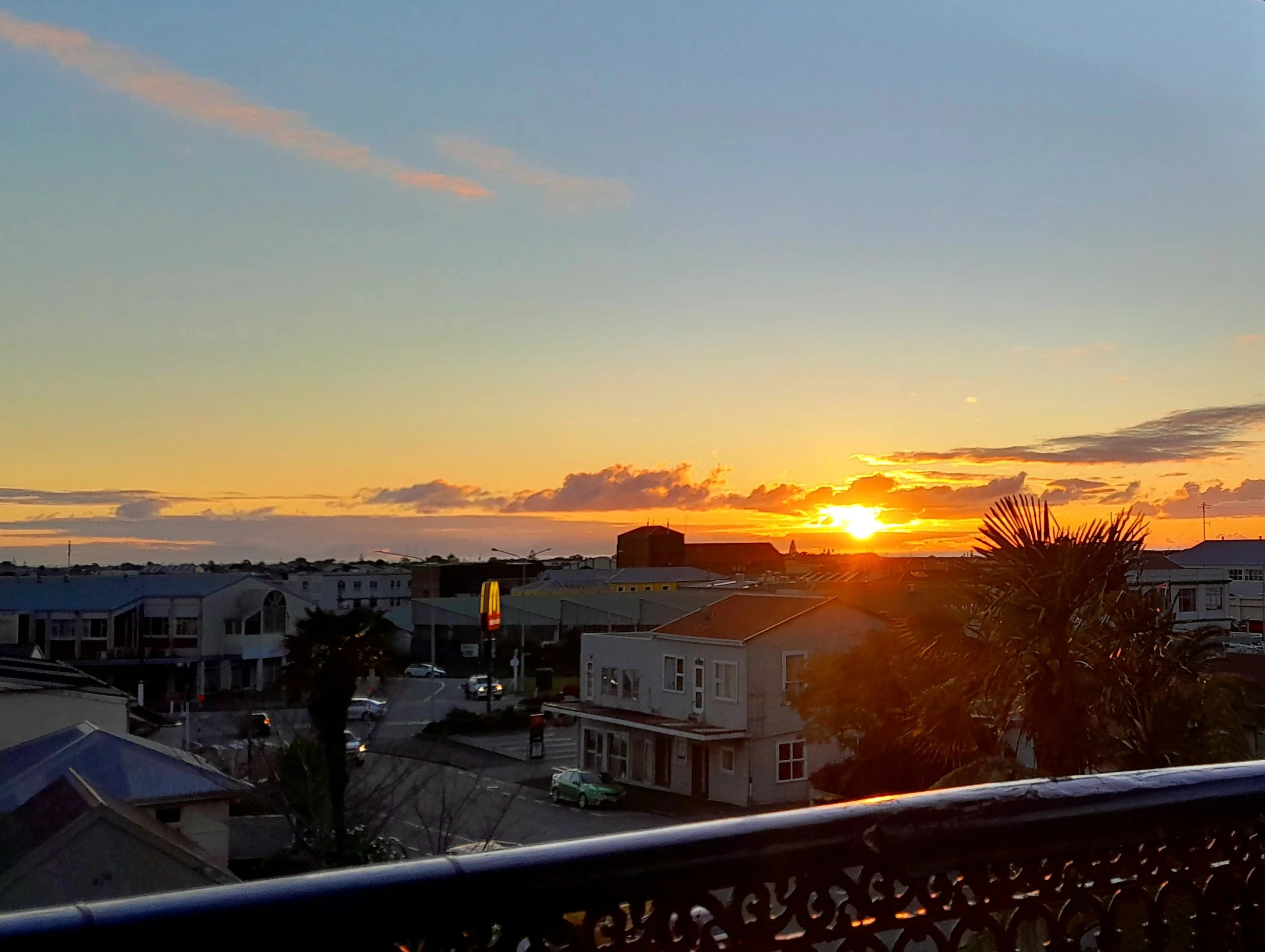 West Coast Sunset from Noah's Ark balcony