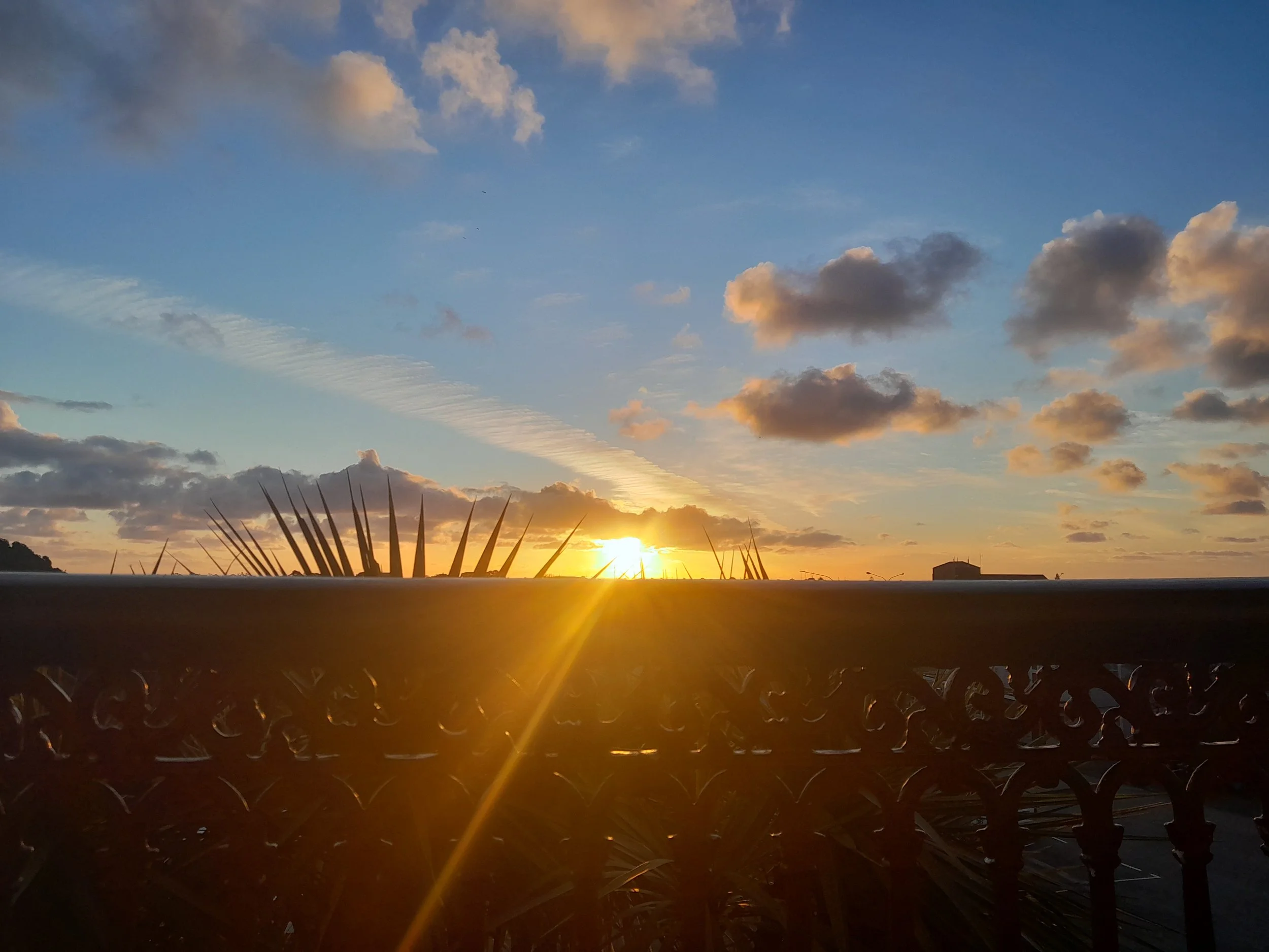 West Coast Sunset from Noah's Ark balcony