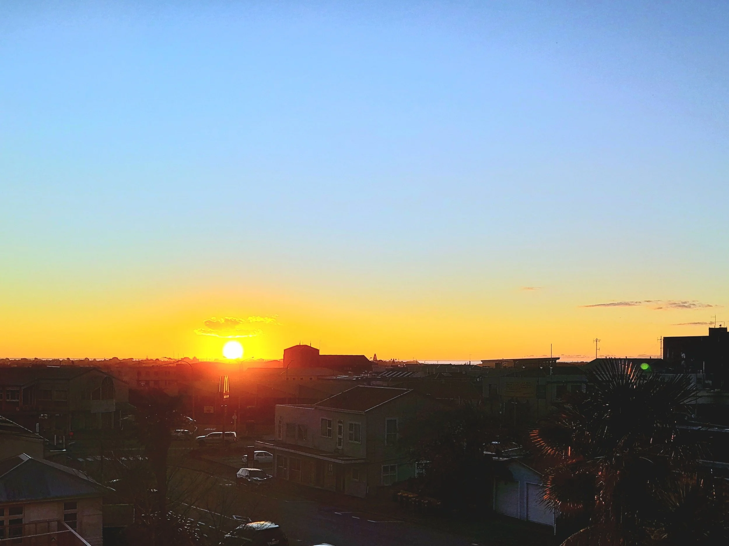West Coast Sunset from Noah's Ark balcony