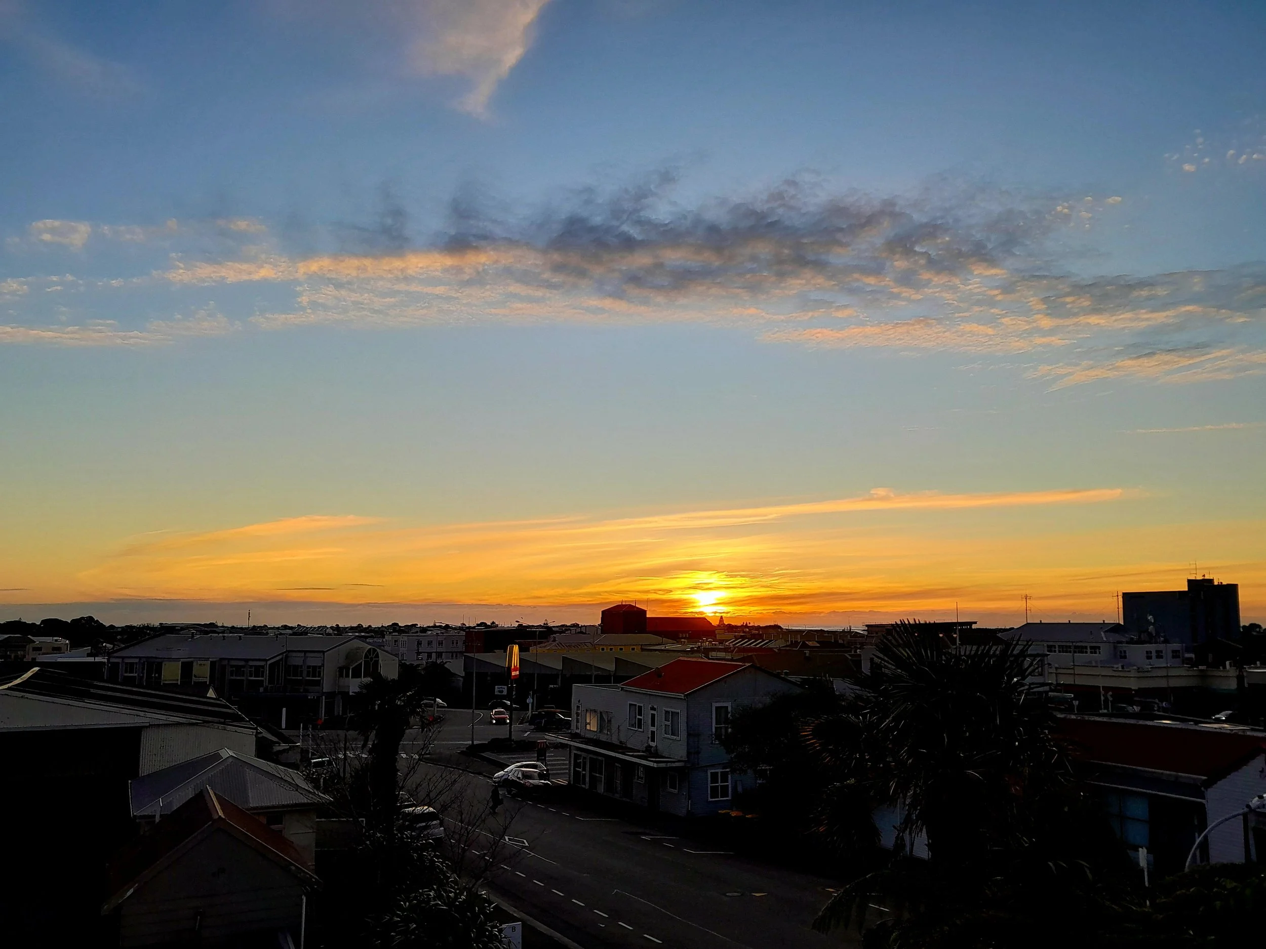 West Coast Sunset from Noah's Ark balcony