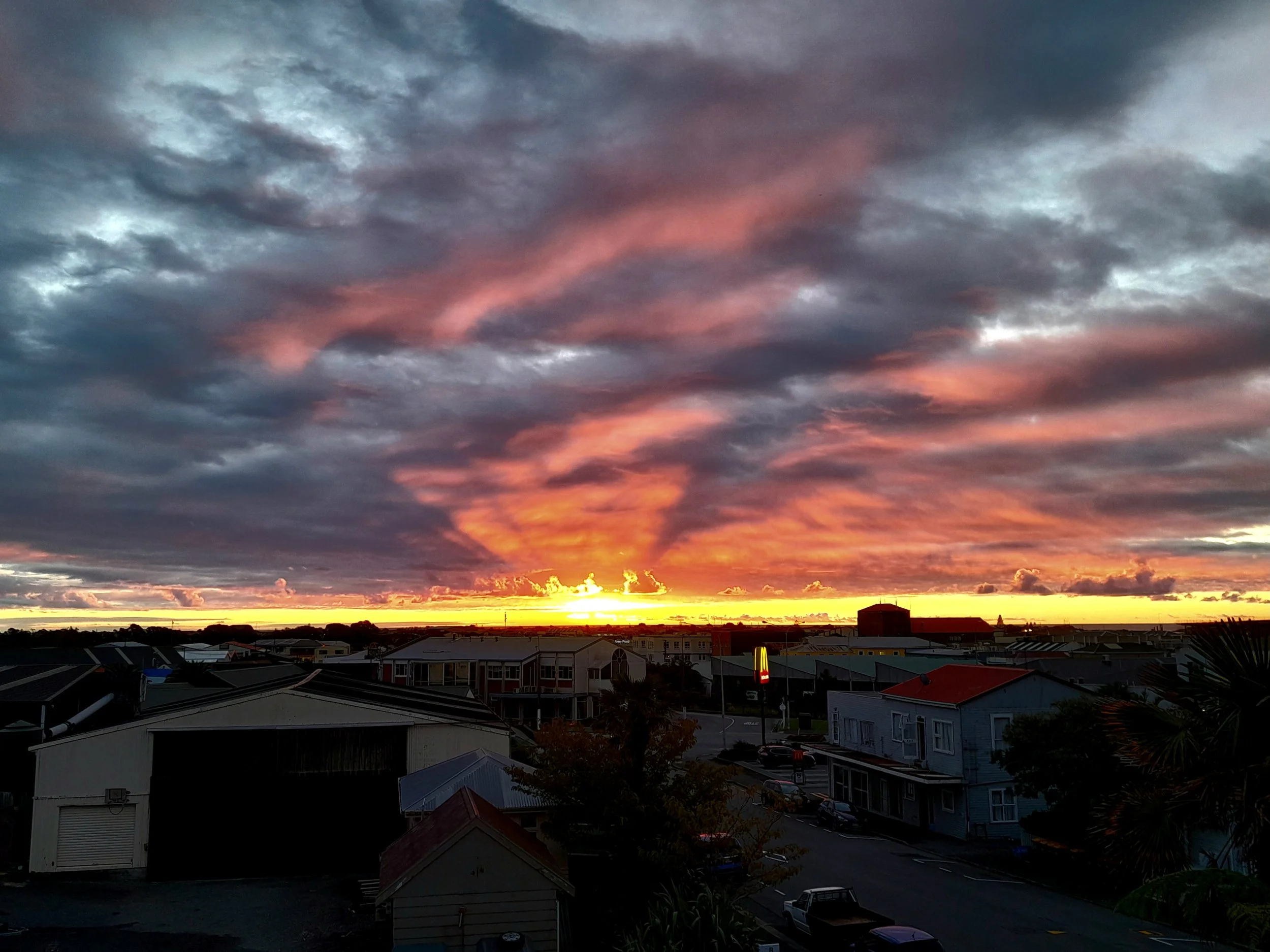 West Coast Sunset from Noah's Ark balcony