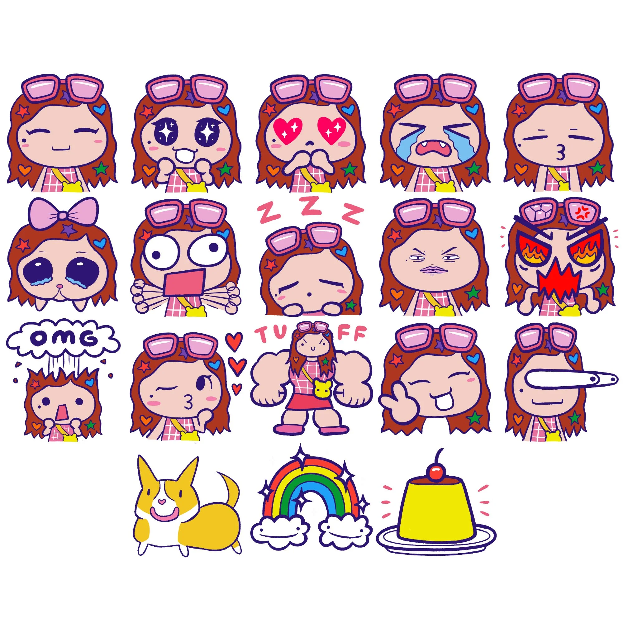 Chiaverse emotes for YouTube and social media content