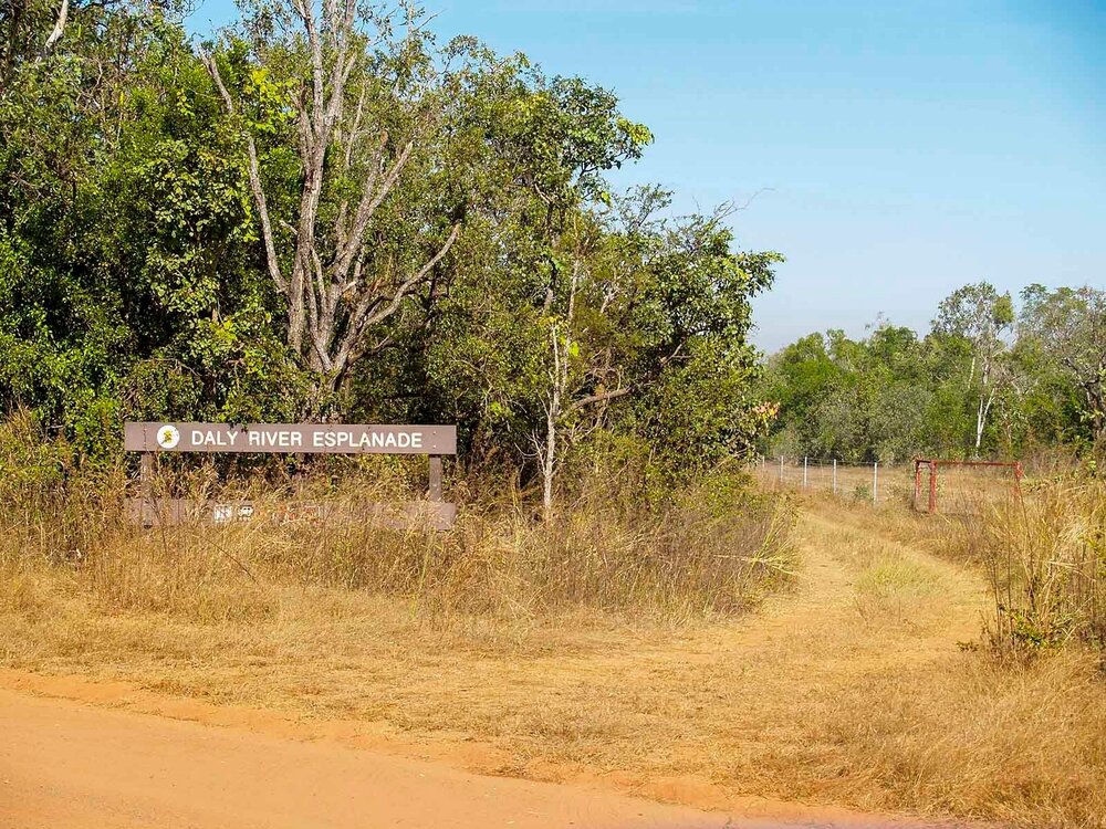 Original signage to esplanade 