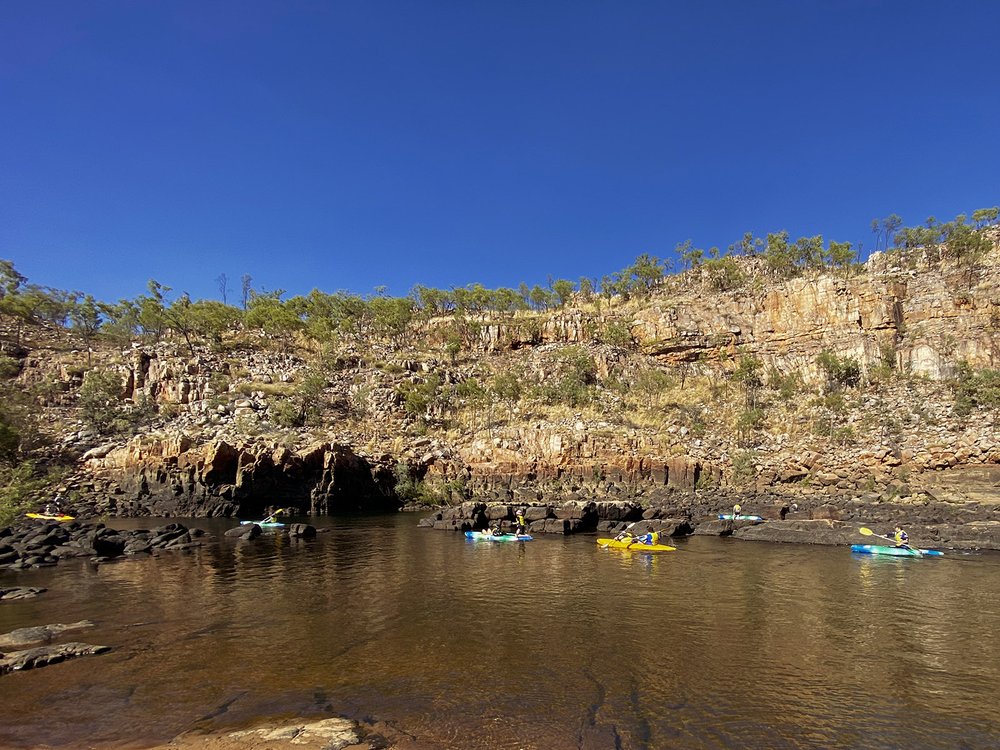 Paddling in the gorge