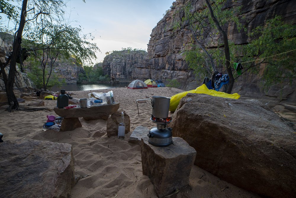 Sixth gorge, camping beach 