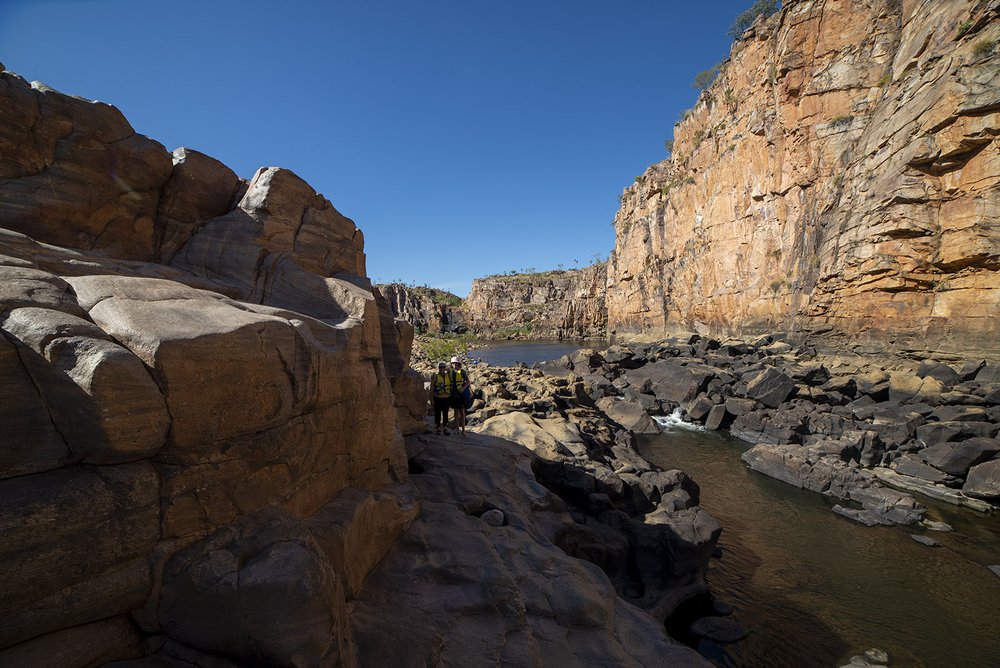 Transition, seventh to the eighth gorge