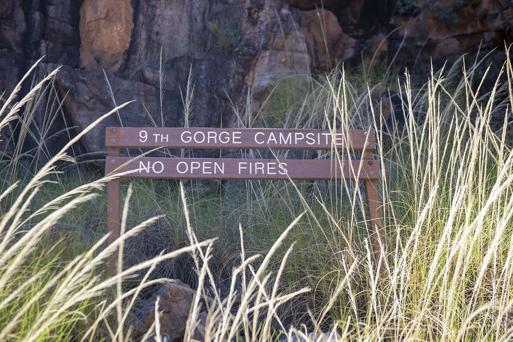 Beach campsite, 9th gorge