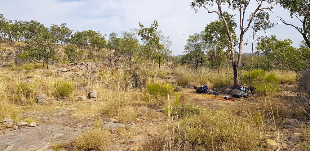 Smitt's Rock campsite on the escarpment