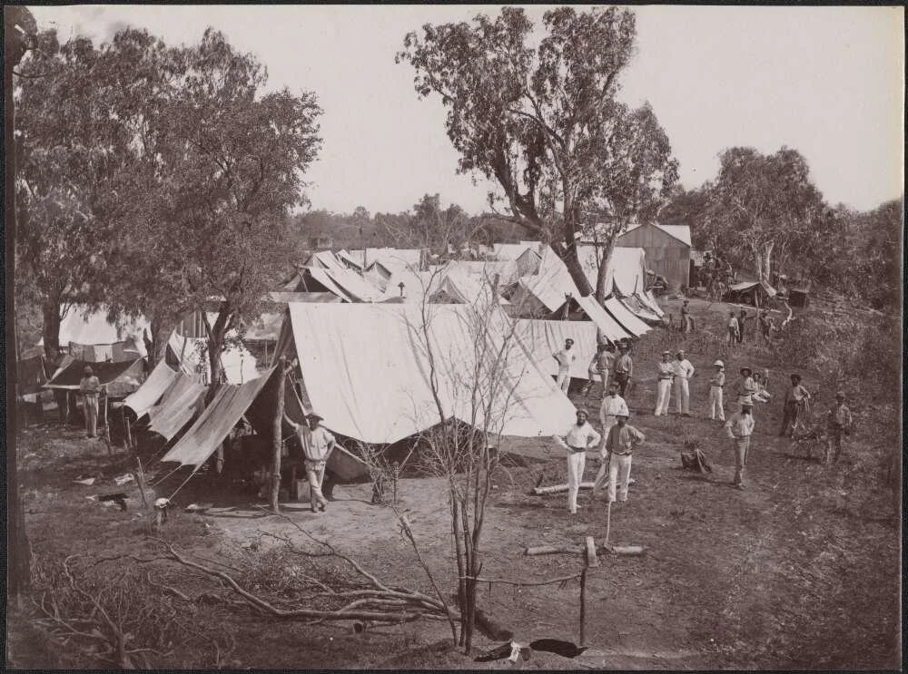 Camp of the Overland Telegraph Line [nla.obj-153072248-6]