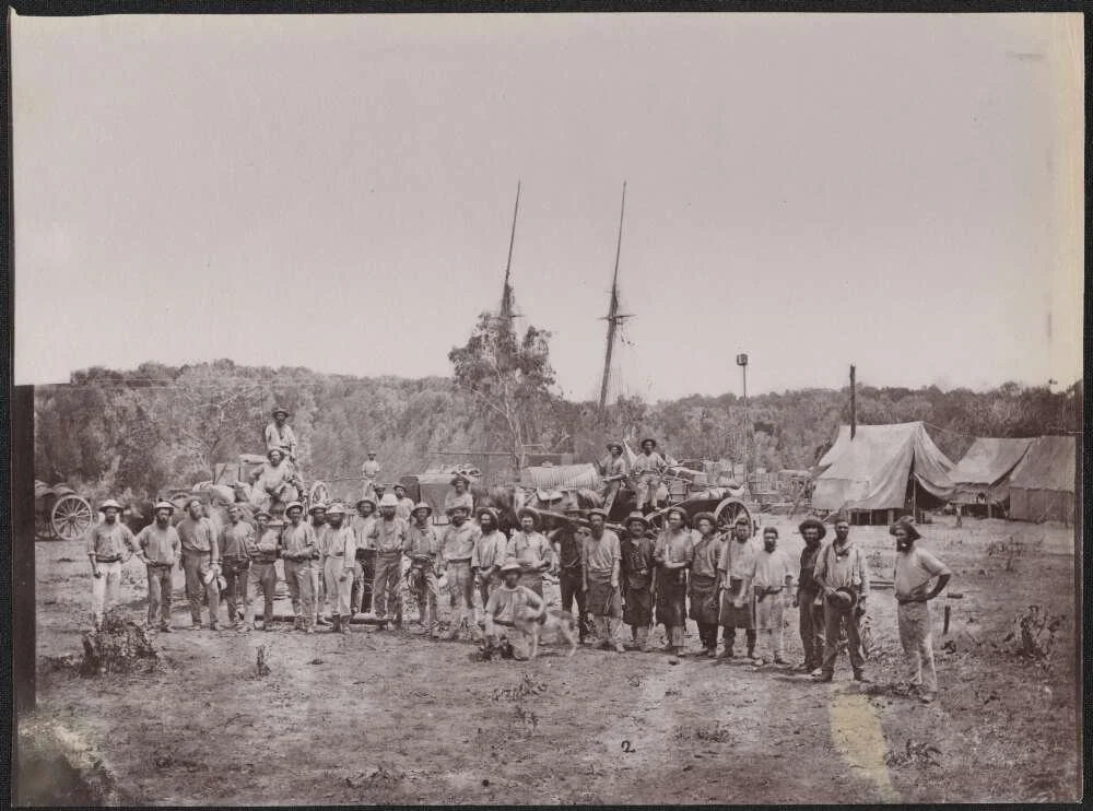 Workers on the Overland Telegraph Line [nla.obj-153072248-1]