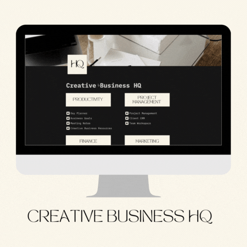 Creative Business HQ Notion Template
