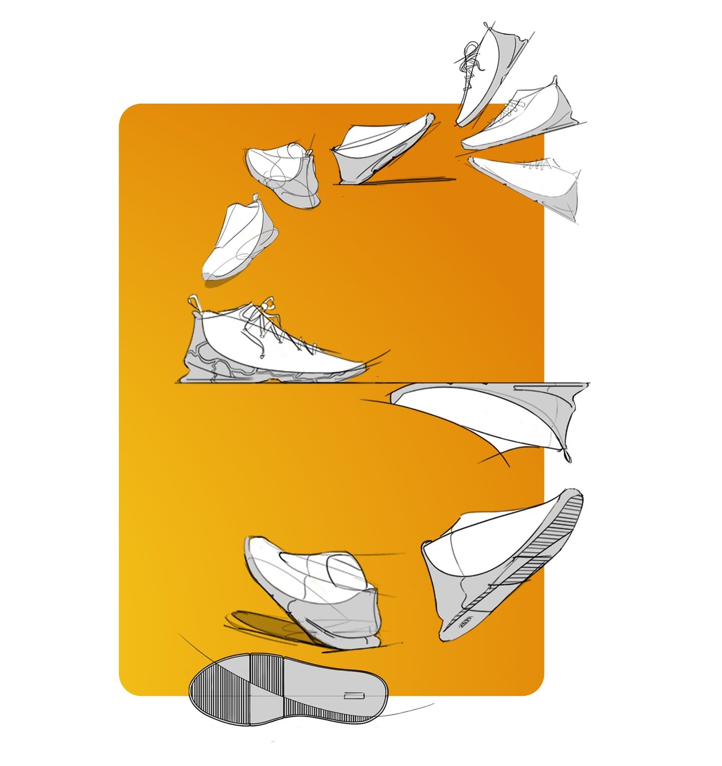 Development through digital sketching

#sneakerdesign #sneaker #footwear #footweardesign