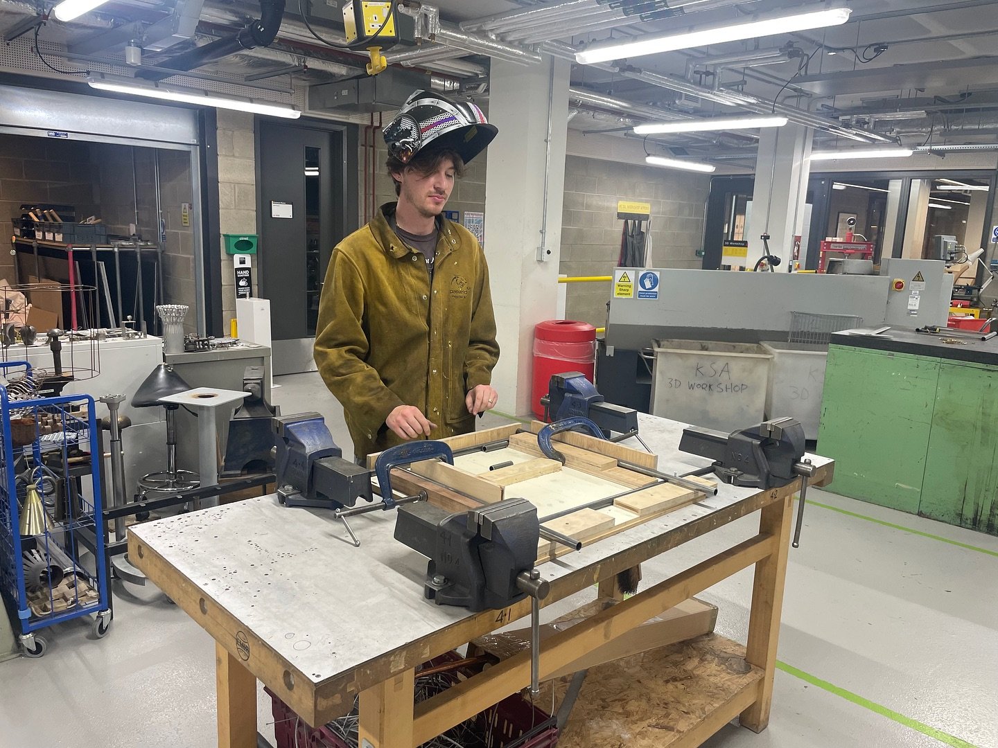 Clamping ➡️ welding ➡️ polishing