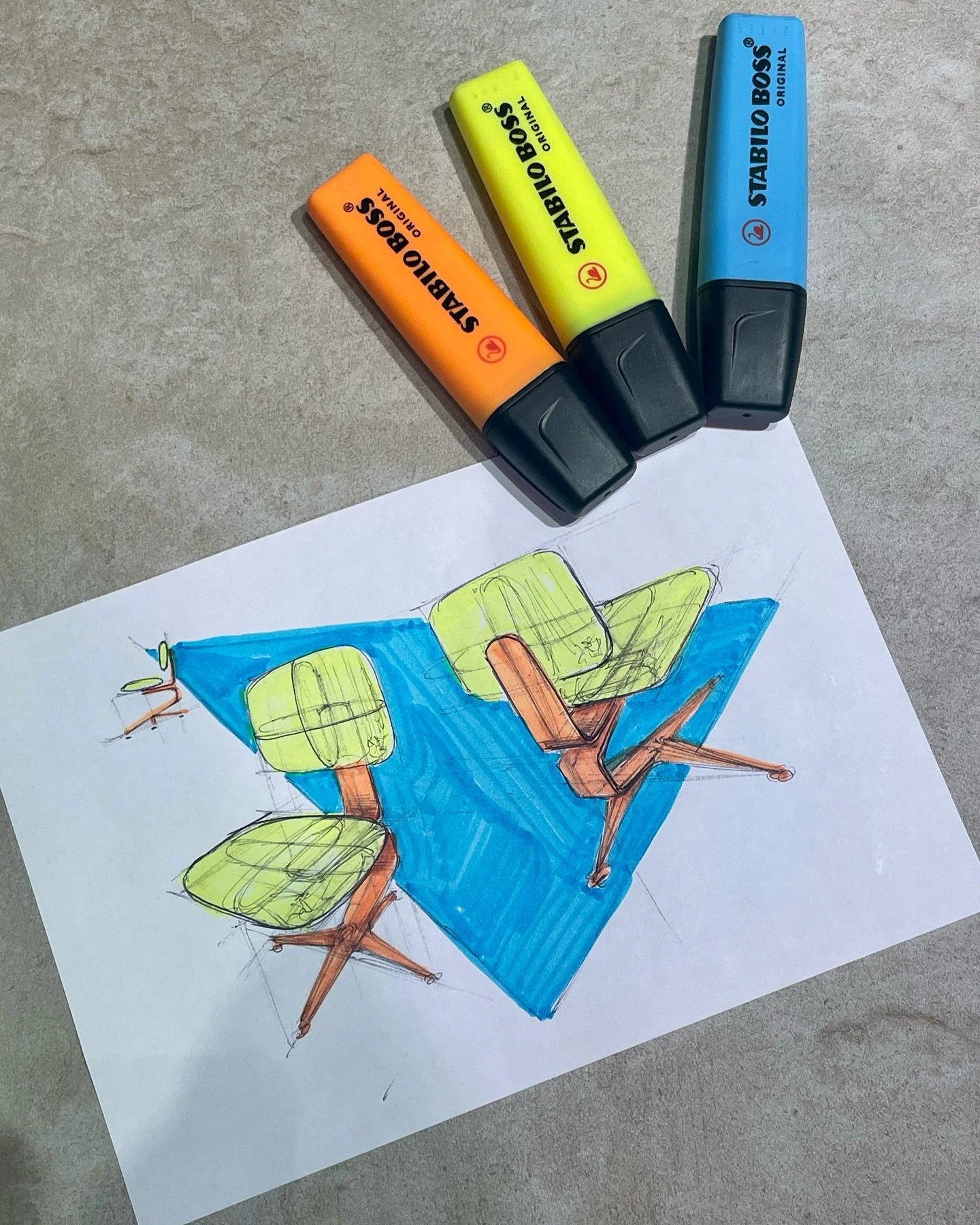 Some sketches inspired by classic and contemporary designs #sketchaday