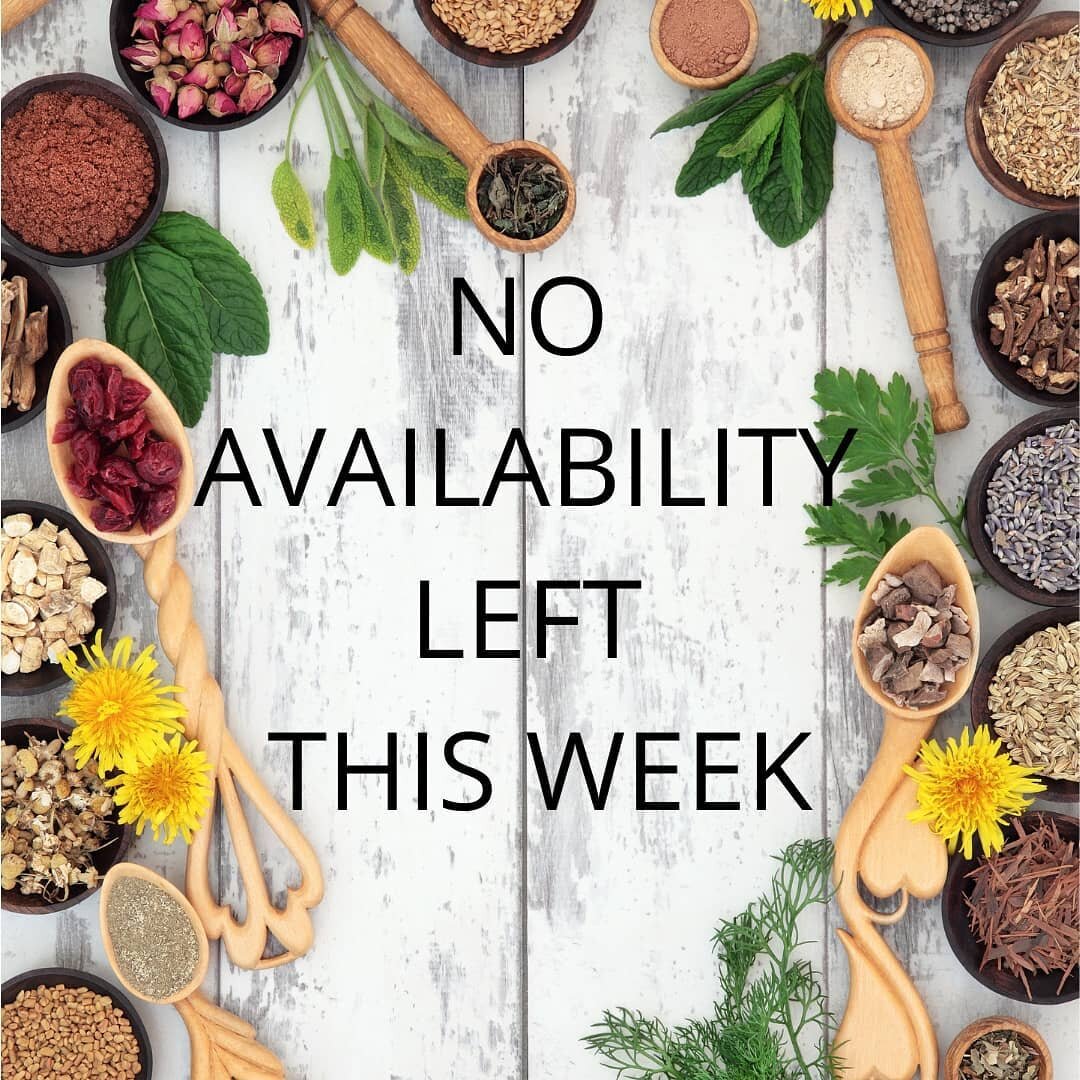 We are fully booked this week for any new clients.
🙏
Please DM or follow link in bio to website to select a time next week should you require an appointment.
❤
Any urgent follow up or acute consultations may be accommodated for existing clients. Ple