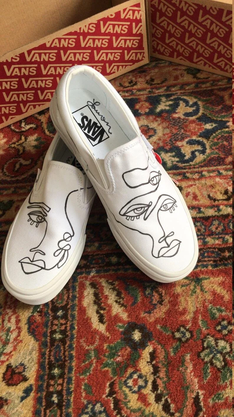 hand painted vans — Lauren Ridenour display picture 1