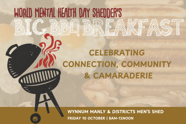 Shedder’s Big BBQ Breakfast for World Mental Health Day