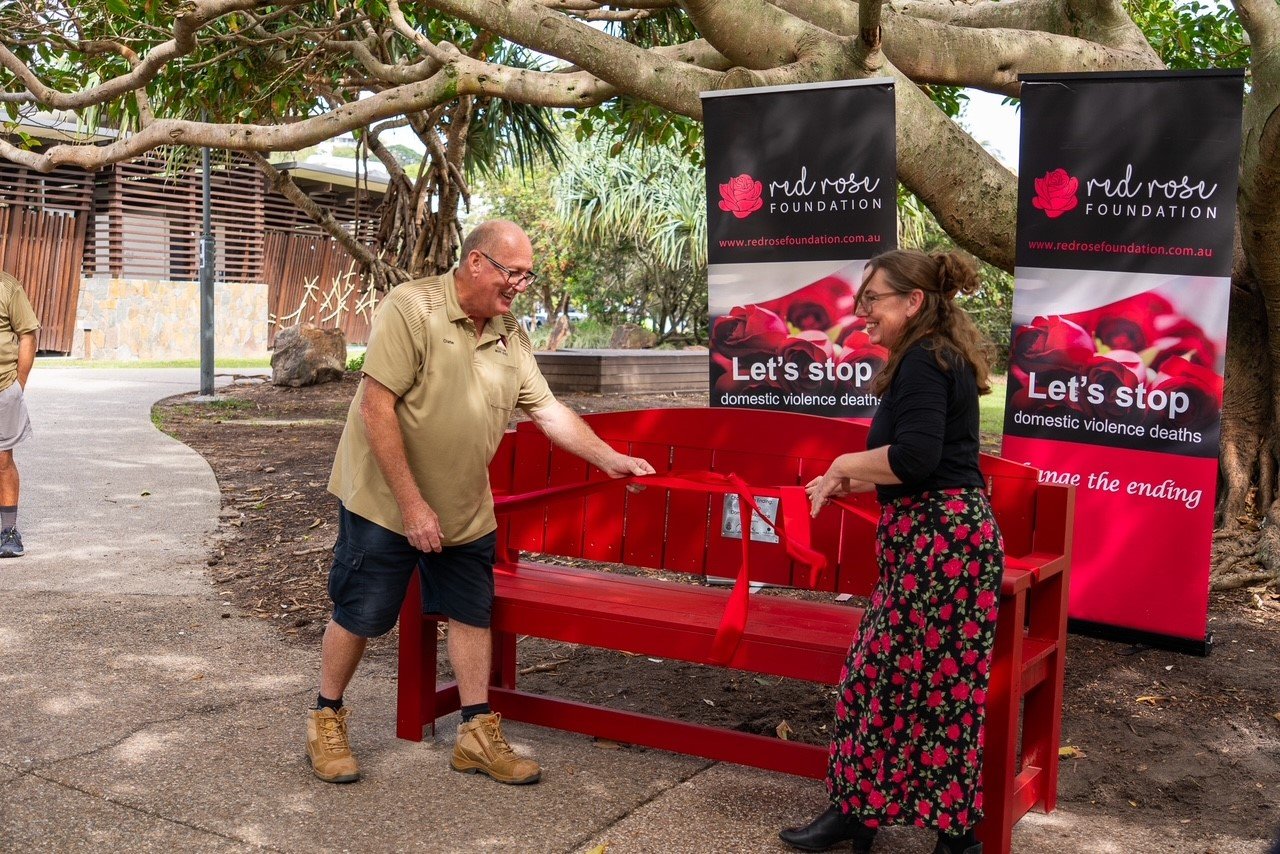 Coolum Men’s Shed Supports Red Bench Initiative