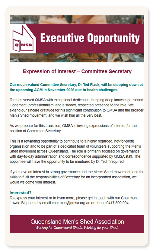 QMSA Executive Opportunity June 07